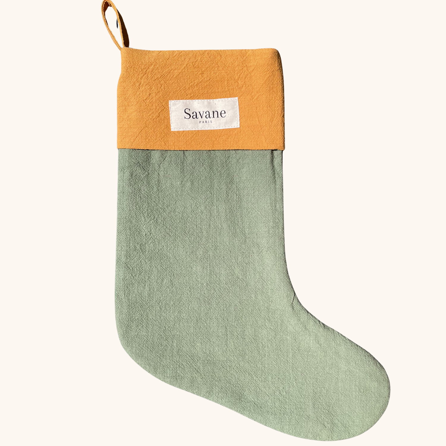 chaussette de noel autrement appelee christmas sock vue arriere