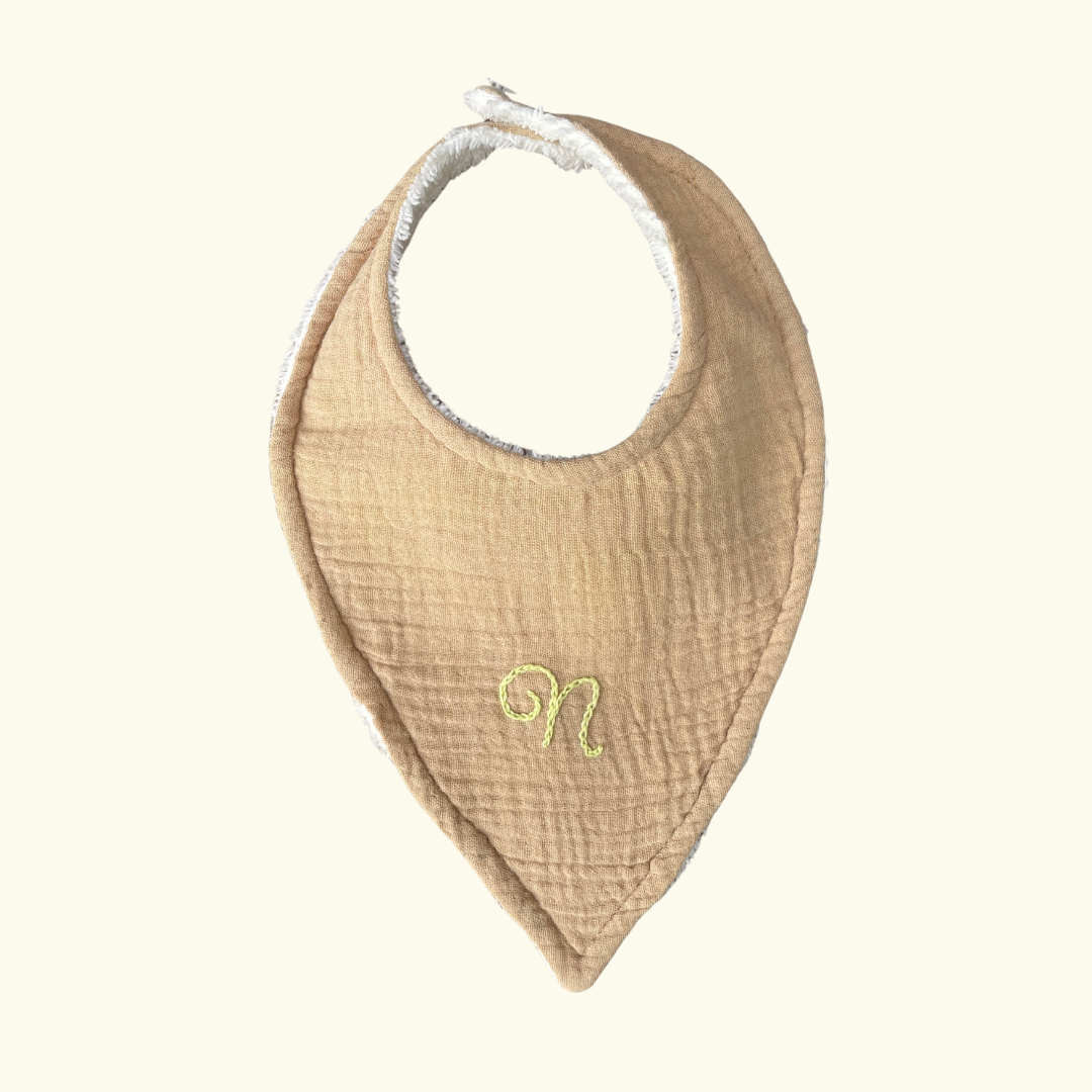 BAVOIR NAISSANCE INITIALE - BEIGE