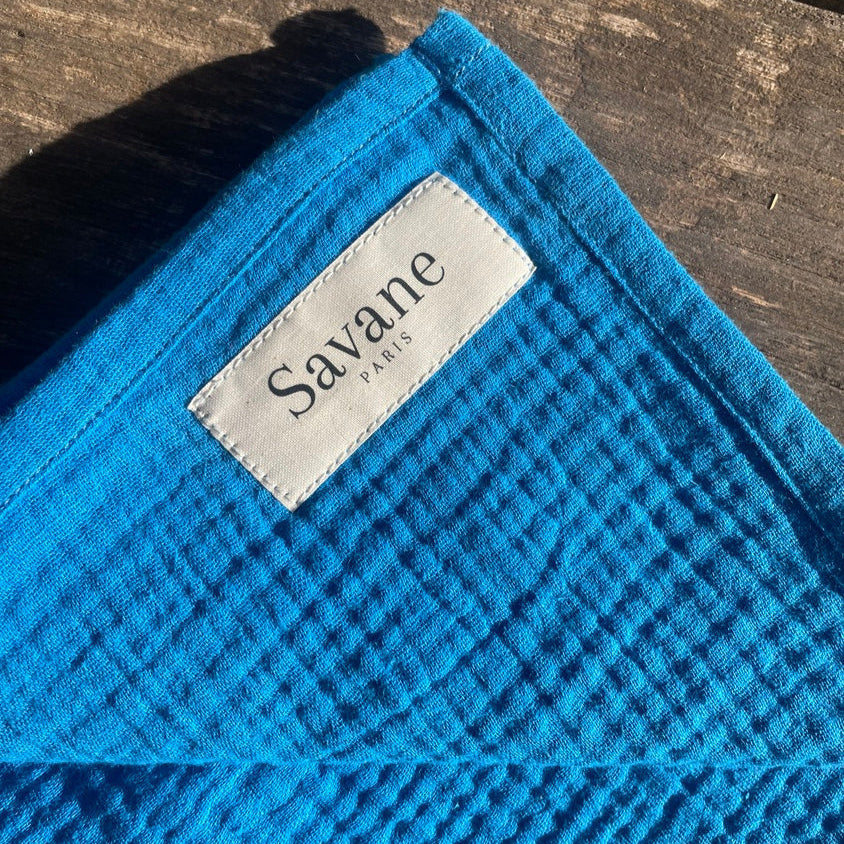 SERVIETTE DE TABLE PRÉNOM - BLEU