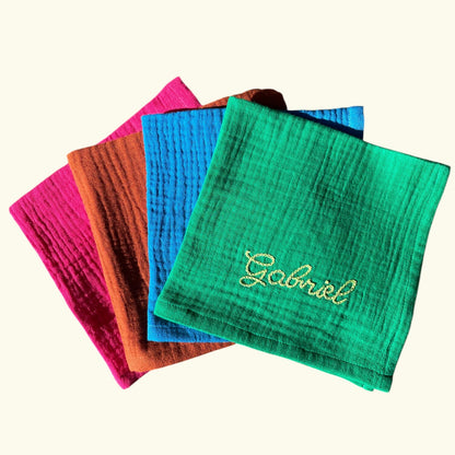SERVIETTE DE TABLE PRÉNOM - VERT